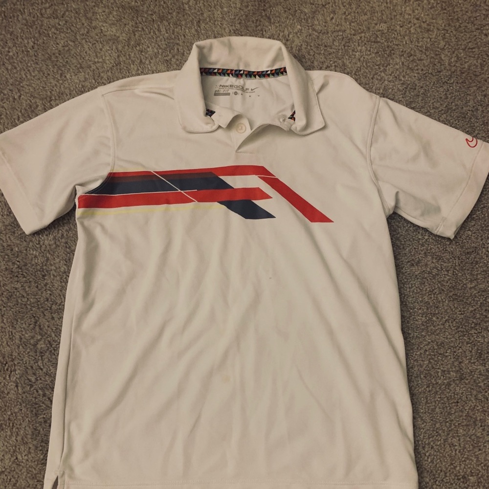 Two (2) Nike Boys Golf Shirts